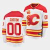 custom flames white away 40th anniversary jersey