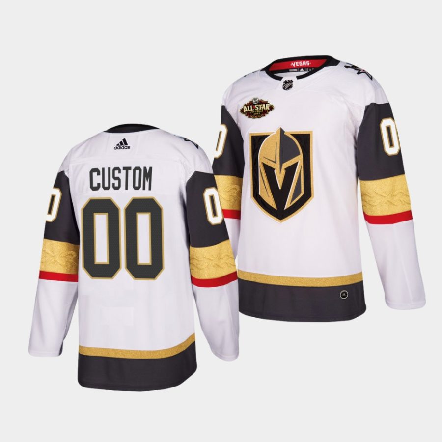 custom golden knights 2022 all star white jersey