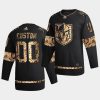 custom golden knights black python skin 2021 exclusive edition jersey