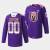 custom golden knights hispanic heritage 2021 purple jerseys