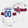 custom great britain 2022 iihf world championship home white jersey