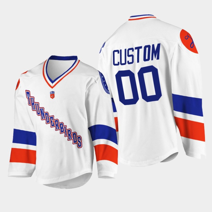 custom halifax thunderbirds 2022hockey white replica jersey