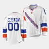 custom halifax thunderbirds replica white jersey