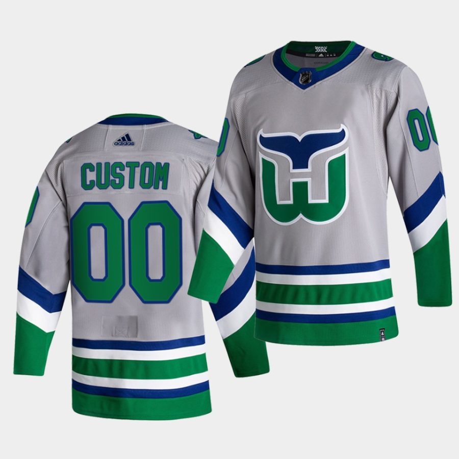 custom hurricanes green 2021 reverse retro special edition authentic jersey