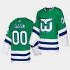 custom hurricanes green whalers night adidas jersey