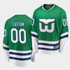 custom hurricanes green whalers night breakaway jersey