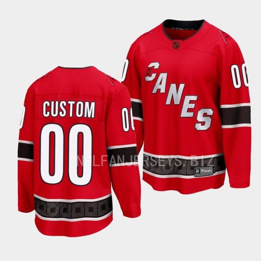 custom hurricanes red 2022special edition 2.0 breakaway jersey