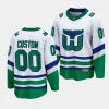 custom hurricanes white whalers premier breakaway jersey