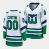 custom hurricanes white whalers women jerseys