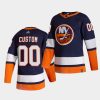 custom islanders navy 2021 reverse retro special edition authentic jersey