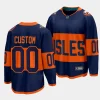 custom islanders navy 2024 nhl stadium series breakaway player jersey