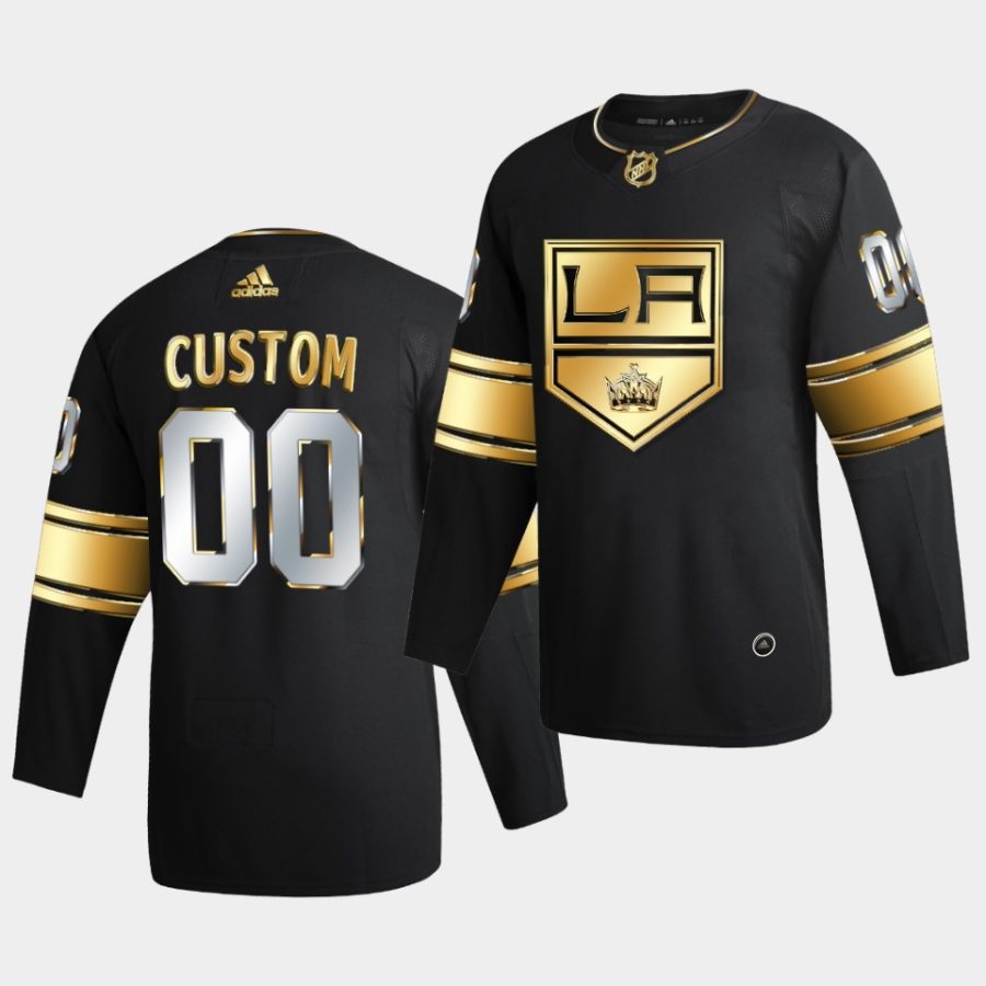 custom kings 2020 21 black golden edition limited authentic jersey