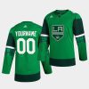 custom kings 2020 st. patricks day green jersey