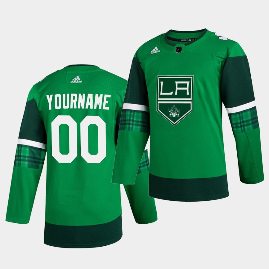 custom kings 2020 st. patricks day green jersey