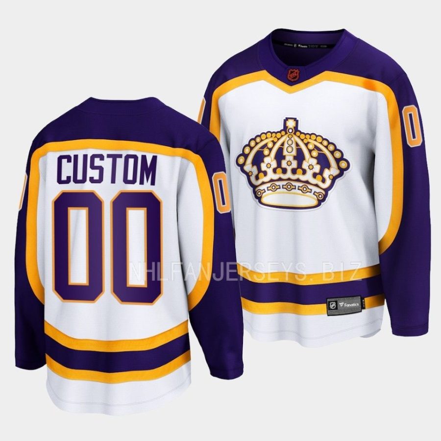 custom kings white special edition 2.0 breakaway jersey