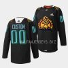 custom kraken black 2023black history month specialty warmup jersey