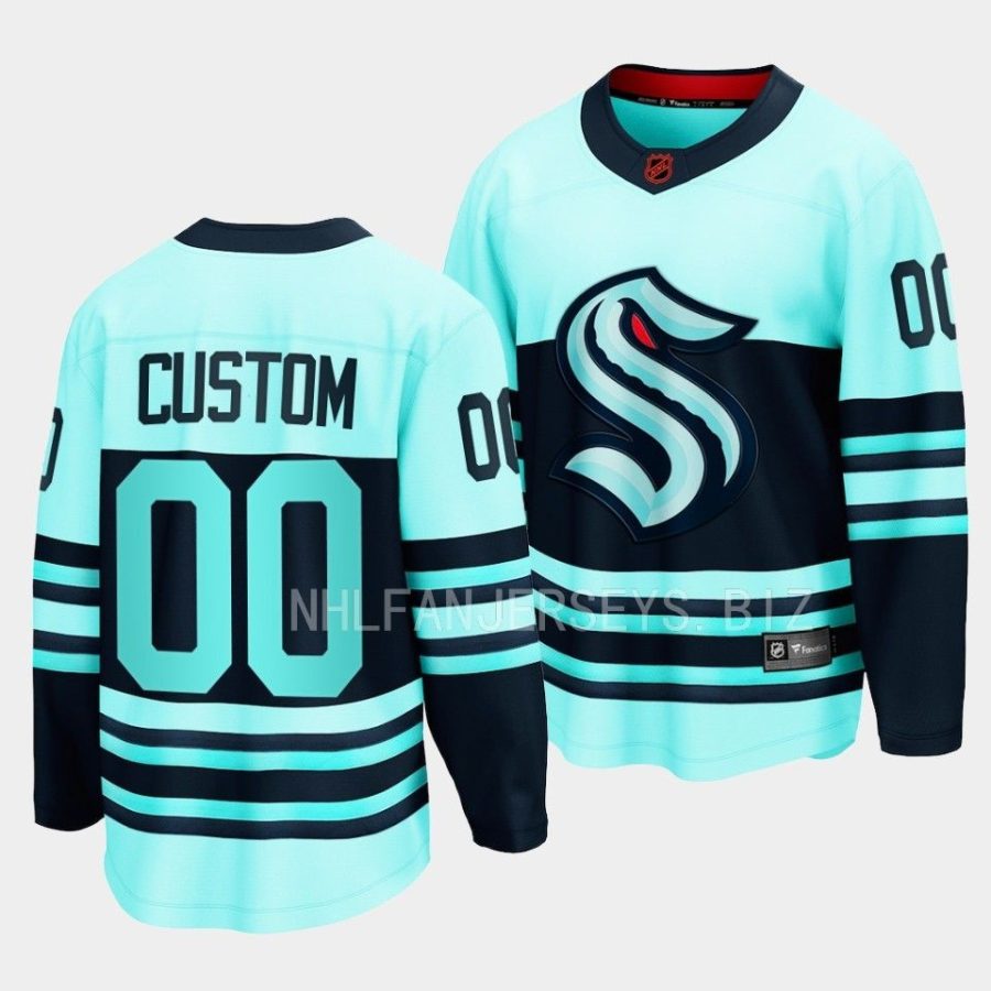 custom kraken teal 2022special edition 2.0 breakaway jersey