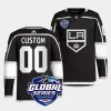 custom la kings black 2023 nhl global series authentic pro primegreenjersey