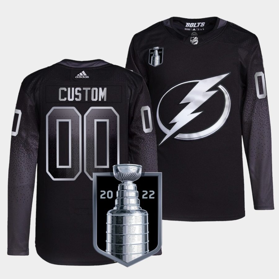 custom lightning black 2022 eastern conference champs alternate jersey