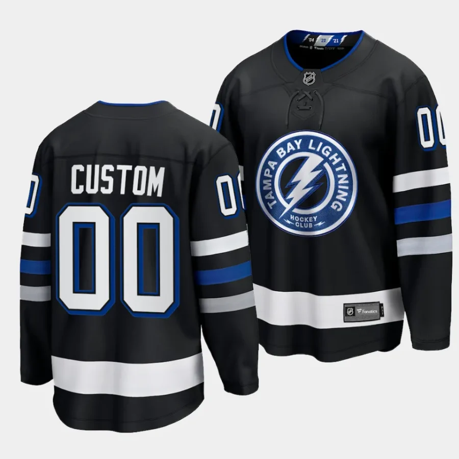 custom lightning black 2023 24alternate premier breakaway jersey