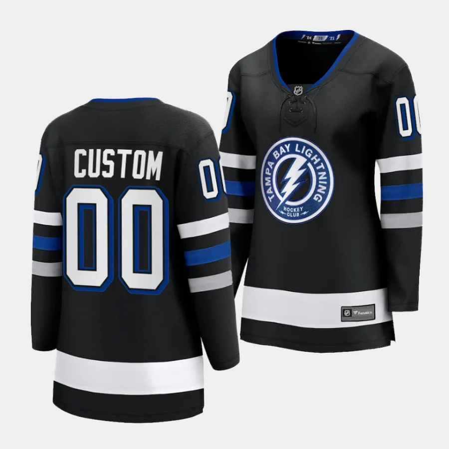 custom lightning black alternate women jerseys