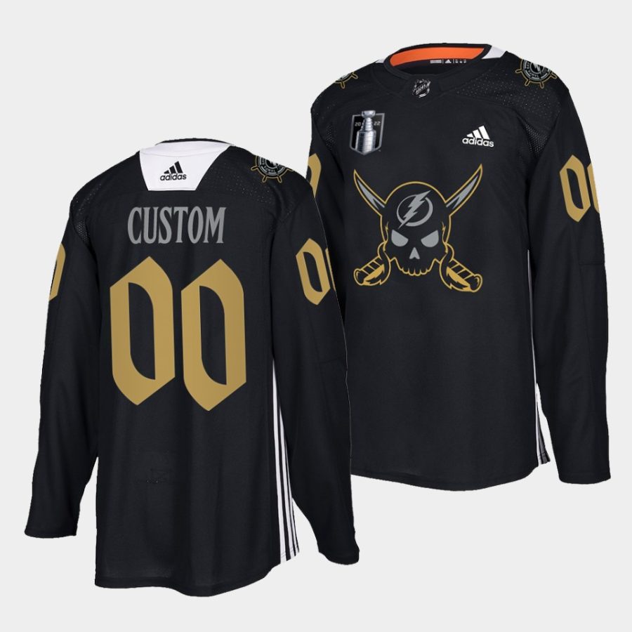 custom lightning gasparilla inspired 2022 conference finals black jersey