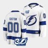 custom lightning white 30th anniversary away jersey