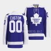 custom maple leafs royal team classics 1972 hockey jersey