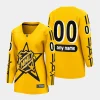 custom nhl yellow 2024 nhl all star game breakaway womenjersey