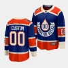 custom oilers royal 2023 nhl heritage classic premier jersey