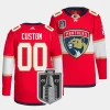 custom panthers red 2023 stanley cup final authentic primegreen homejersey