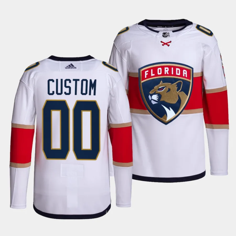 custom panthers white away primegreen jersey