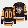 custom penguins black authentic pro highmark ad patch jersey