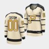 custom penguins cream 2023 winter classic women jerseys