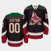 custom phoenix coyotes black heritage vintage jersey