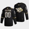 custom predators black 2022 stanley cup playoffs diamond edition jersey