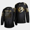 custom predators black golden edition authentic jersey