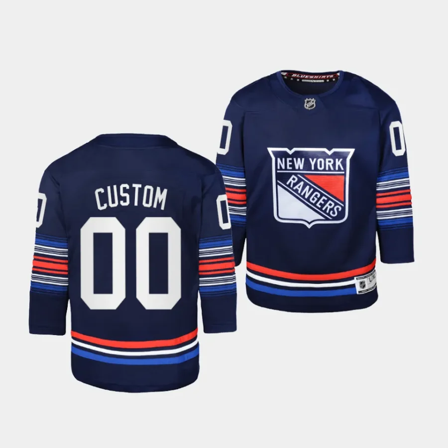 custom rangers 2023 24alternate youth navypremier third jersey