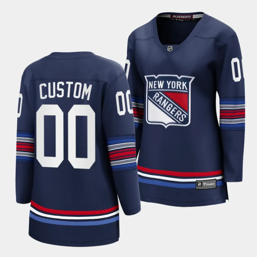 custom rangers navy alternate women jerseys