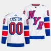 custom rangers white 2024 nhl stadium series authentic player primegreenjersey