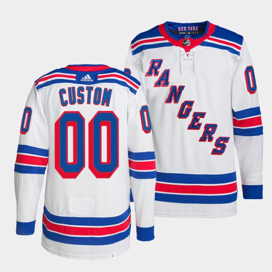 custom rangers white away primegreen authentic pro jersey