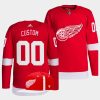 custom red wings red 2022 nhl draft first round pick jersey