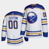 custom sabres 2020 21 away return to royal jersey