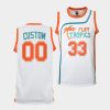 custom sabres flint tropics basketball white jerseys