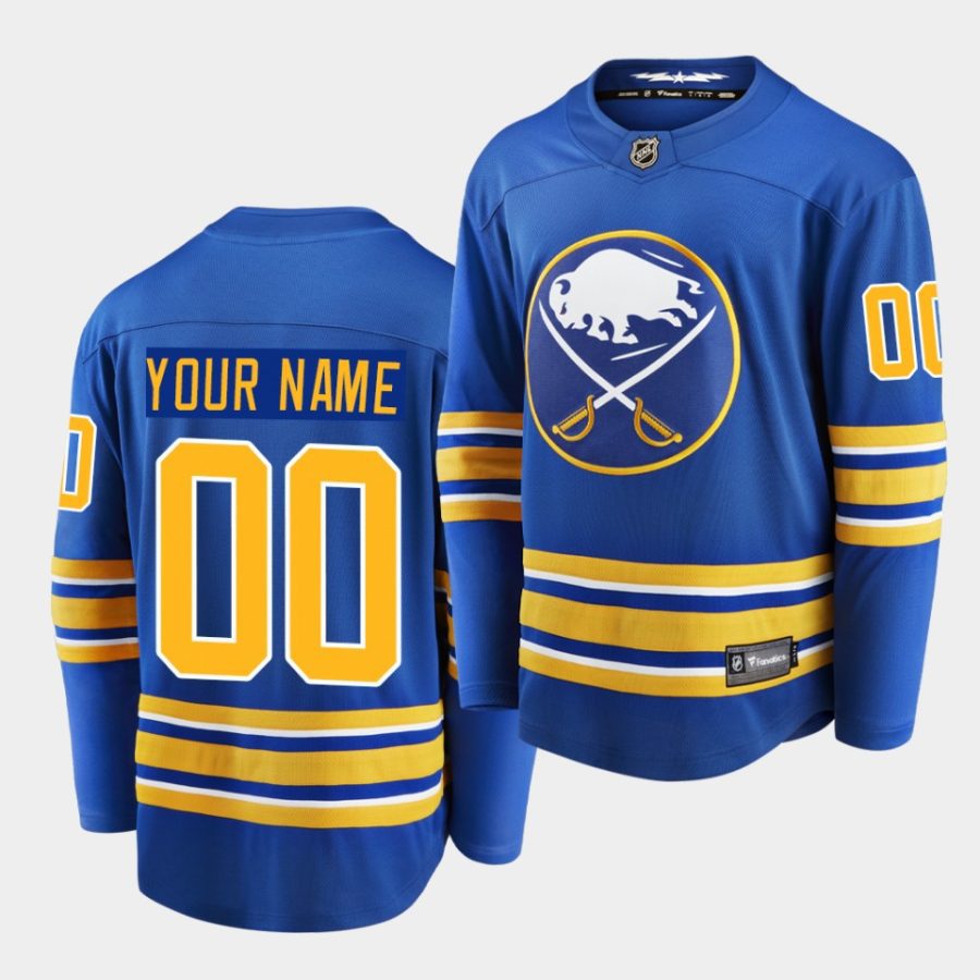 custom sabres royal home breakaway player jersey