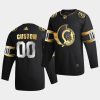 custom senators 2020 21 black golden edition limited authentic jersey