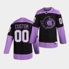 custom senators purple hockeyfightscancer authentic jersey