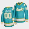 custom sharks teal 2020 throwback authentic player jersey