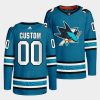 custom sharks teal 2022 23home primegreen authentic jersey