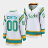 custom sharks white 2022special edition 2.0 breakaway player womenjersey